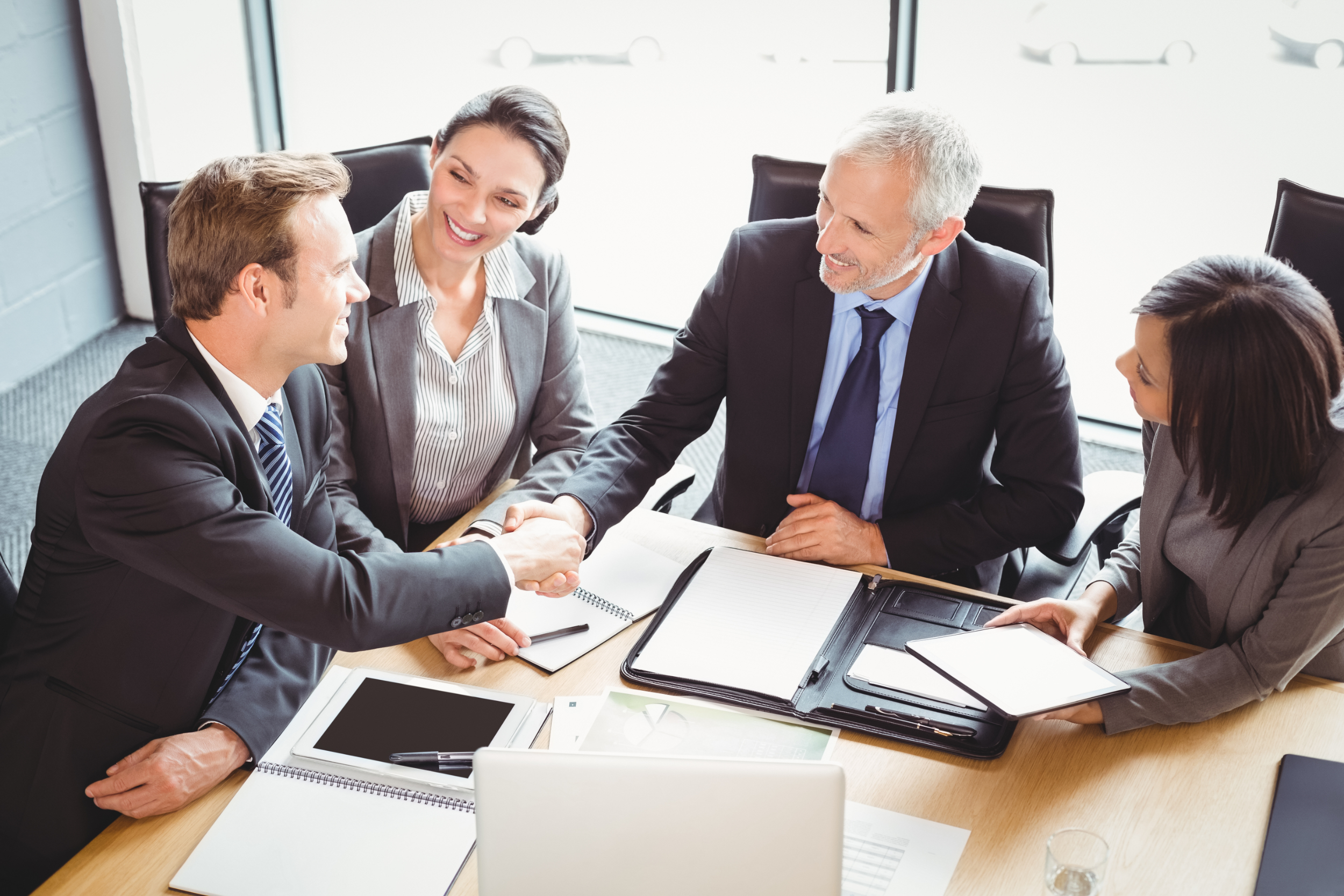 A group of attorneys working together